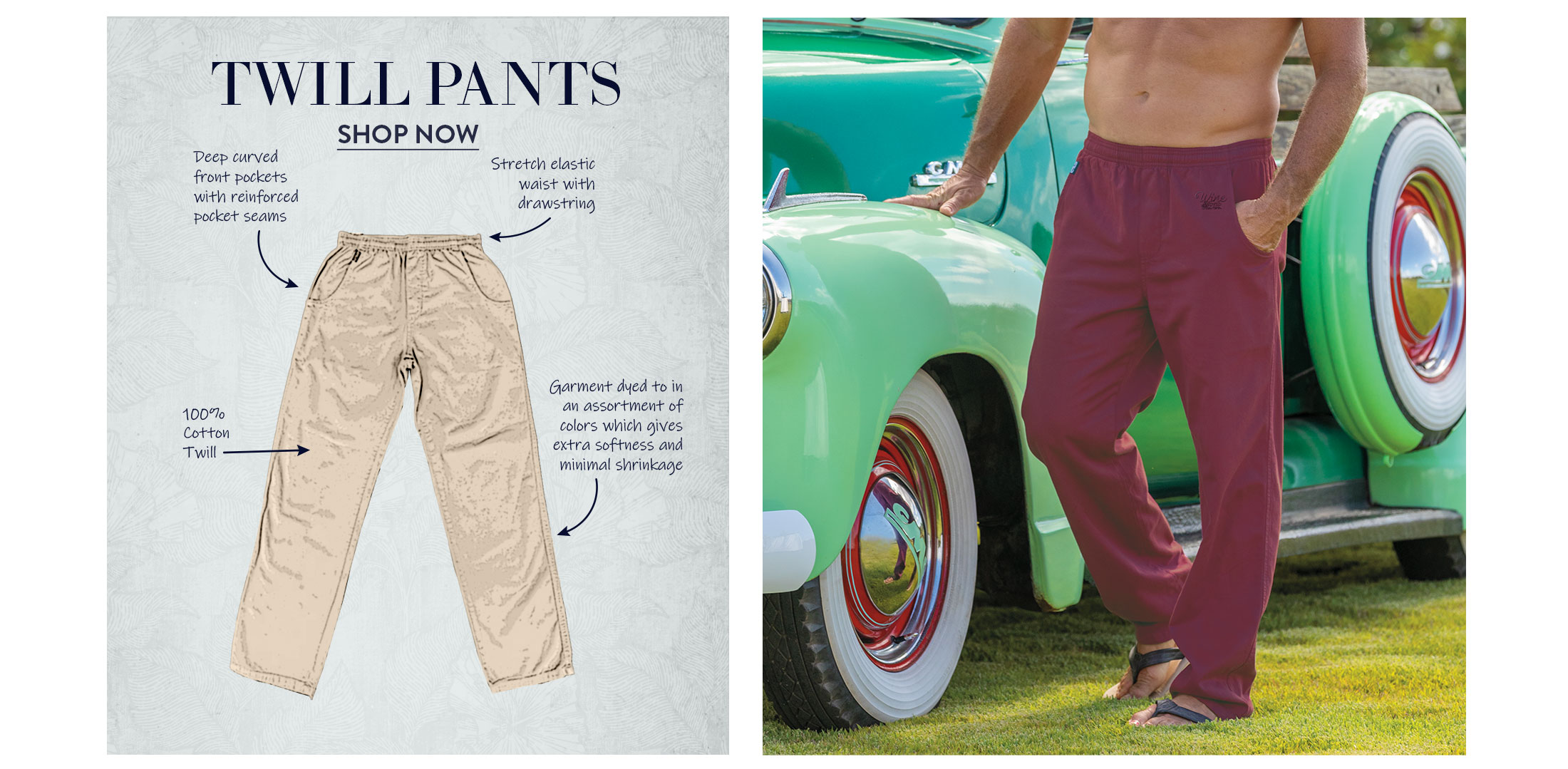 Twill Pants Collection | Shop Now